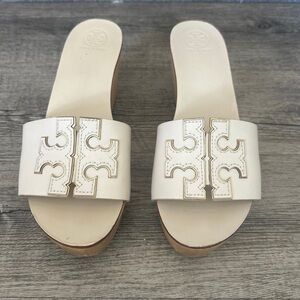Tory Burch Beige beige wedges size 8 woman